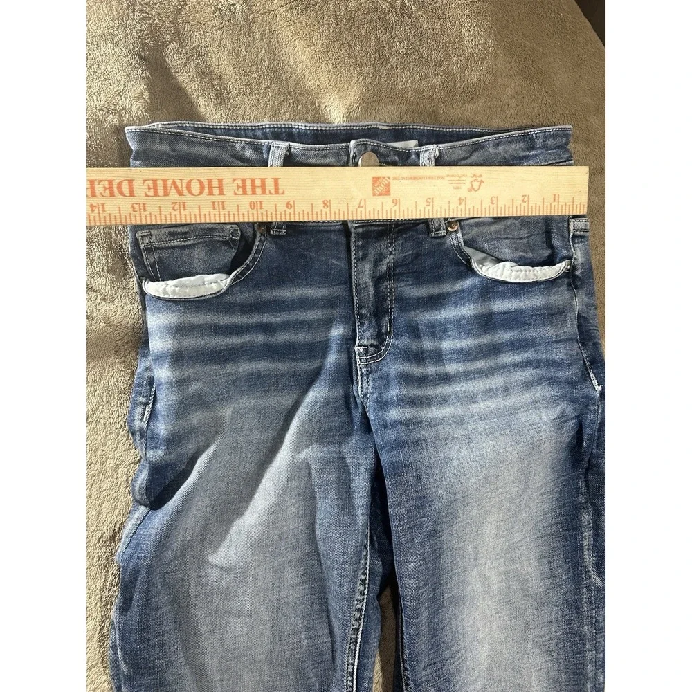 BKE Denim Stella Mid Rise Slim Fit Bootcut Jeans Womens 28 x 31.5 Medium Wash